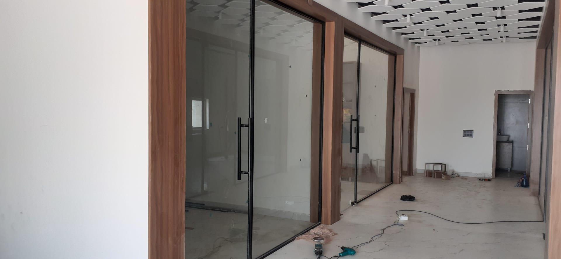 Toughened Glass Partition